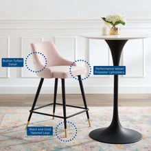 Load image into Gallery viewer, Adorn Performance Velvet Counter Stool by Modway
