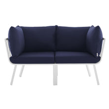 Load image into Gallery viewer, Riverside 2 Piece Outdoor Patio Aluminum Sectional Sofa Set by Modway
