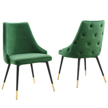 Load image into Gallery viewer, Adorn Performance Velvet Dining Side Chair Set of 2 by Modway

