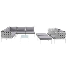 Load image into Gallery viewer, Harmony 10 Piece Outdoor Patio Aluminum Sectional Sofa Set by Modway
