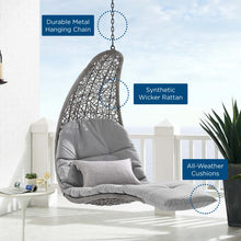 Load image into Gallery viewer, Landscape Hanging Chaise Lounge Outdoor Patio Swing Chair by Modway
