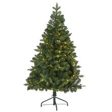 Load image into Gallery viewer, 5&#39; Grand Teton Spruce Flat Back Artificial Christmas Tree

