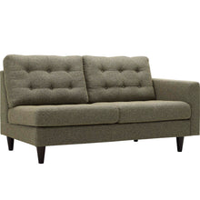 Load image into Gallery viewer, Empress Right-Facing Upholstered Fabric Loveseat by Modway
