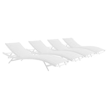 Load image into Gallery viewer, Glimpse Outdoor Patio Mesh Chaise Lounge Set of 4 by Modway
