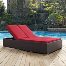 Load image into Gallery viewer, Convene Double Outdoor Patio Chaise by Modway
