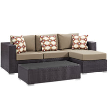 Load image into Gallery viewer, Convene 3 Piece Outdoor Patio Sofa Set by Modway
