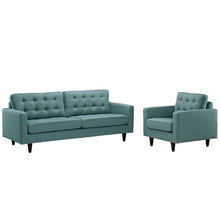 Load image into Gallery viewer, Empress Armchair and Sofa Set of 2 by Modway

