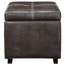 Load image into Gallery viewer, Treasure Upholstered Vinyl Ottoman by Modway
