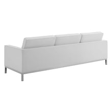 Load image into Gallery viewer, Loft Tufted Upholstered Faux Leather Sofa and Armchair Set by Modway
