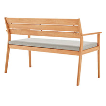 Load image into Gallery viewer, Viewscape Outdoor Patio Ash Wood Loveseat by Modway
