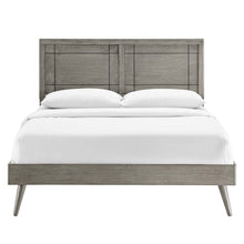Load image into Gallery viewer, Marlee Wood King Platform Bed With Splayed Legs by Modway
