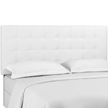 Load image into Gallery viewer, Paisley Tufted Upholstered Faux Leather Full / Queen Headboard by Modway
