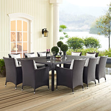 Load image into Gallery viewer, Convene 90&quot; Outdoor Patio Dining Table by Modway
