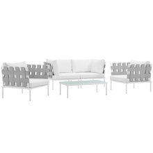 Load image into Gallery viewer, Harmony 5Piece Outdoor Patio Aluminum Sectional Sofa Set by Modway
