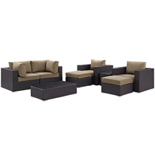 Load image into Gallery viewer, Convene 8 Piece Outdoor Patio Sectional Set by Modway
