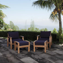 Load image into Gallery viewer, Marina 4 Piece Outdoor Patio Teak Set by Modway
