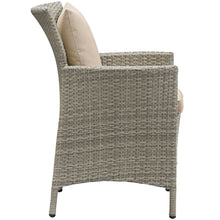 Load image into Gallery viewer, Conduit Outdoor Patio Wicker Rattan Dining Armchair by Modway
