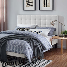 Load image into Gallery viewer, Paisley Tufted Upholstered Linen Fabric Full / Queen Headboard by Modway
