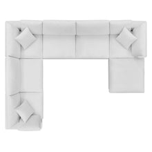 Load image into Gallery viewer, Commix 7-Piece Down Filled Overstuffed Performance Velvet Sectional Sofa by Modway
