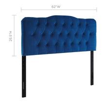 Load image into Gallery viewer, Annabel Diamond Tufted Performance Velvet Queen Headboard by Modway
