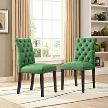 Load image into Gallery viewer, Duchess Fabric Dining Chair Set of 2 by Modway
