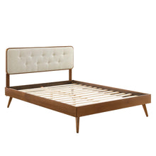 Load image into Gallery viewer, Bridgette Wood Full Platform Bed With Splayed Legs by Modway
