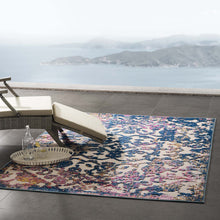 Load image into Gallery viewer, Reflect Primrose Ornate Floral Lattice 5x8 Indoor/Outdoor Area Rug by Modway
