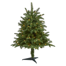 Load image into Gallery viewer, 3&#39; South Carolina Spruce Artificial Christmas Tree w/ 100 White Warm Light
