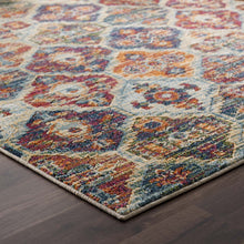 Load image into Gallery viewer, Tribute Azalea Distressed Vintage Floral Lattice 8x10 Area Rug by Modway
