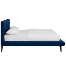 Load image into Gallery viewer, Julia Biscuit Tufted Performance Velvet Queen Platform Bed by Modway
