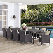 Load image into Gallery viewer, Convene 11 Piece Outdoor Patio Dining Set by Modway
