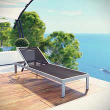 Load image into Gallery viewer, Shore Outdoor Patio Aluminum Mesh Chaise by Modway
