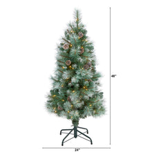 Load image into Gallery viewer, 4&#39; Frosted Tip British Columbia Mountain Pine Artificial Christmas Tree
