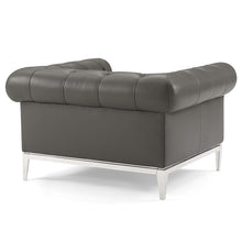 Load image into Gallery viewer, Idyll Tufted Upholstered Leather Armchair Set of 2 by Modway
