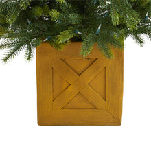 Load image into Gallery viewer, 6&#39; Manchester Fir Artificial Christmas Tree in Decorative Planter
