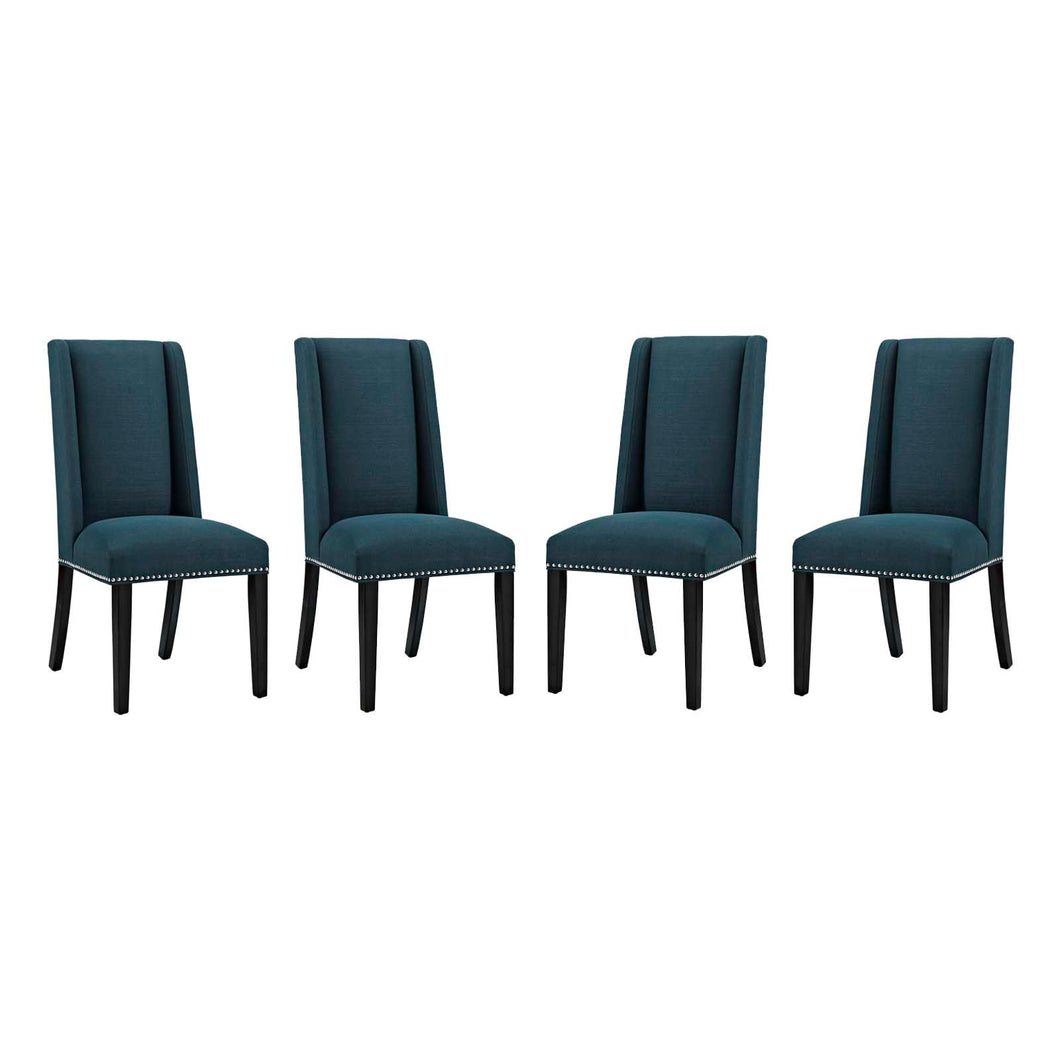Baron Fabric Dining Chair Set of 4 by Modway