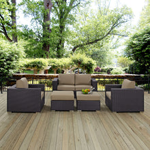 Load image into Gallery viewer, Convene 5 Piece Sofa Set in Espresso Mocha
