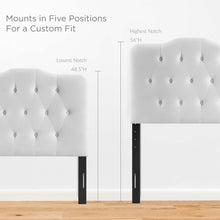 Load image into Gallery viewer, Annabel Diamond Tufted Performance Velvet Twin Headboard by Modway
