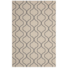 Load image into Gallery viewer, Linza Wave Abstract Trellis Indoor and Outdoor 5x8 Area Rug by Modway
