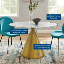 Load image into Gallery viewer, Tupelo 48&quot; Oval Artificial Marble Dining Table by Modway
