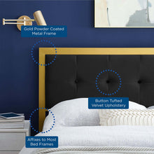 Load image into Gallery viewer, Teagan Tufted Performance Velvet Full Headboard by Modway
