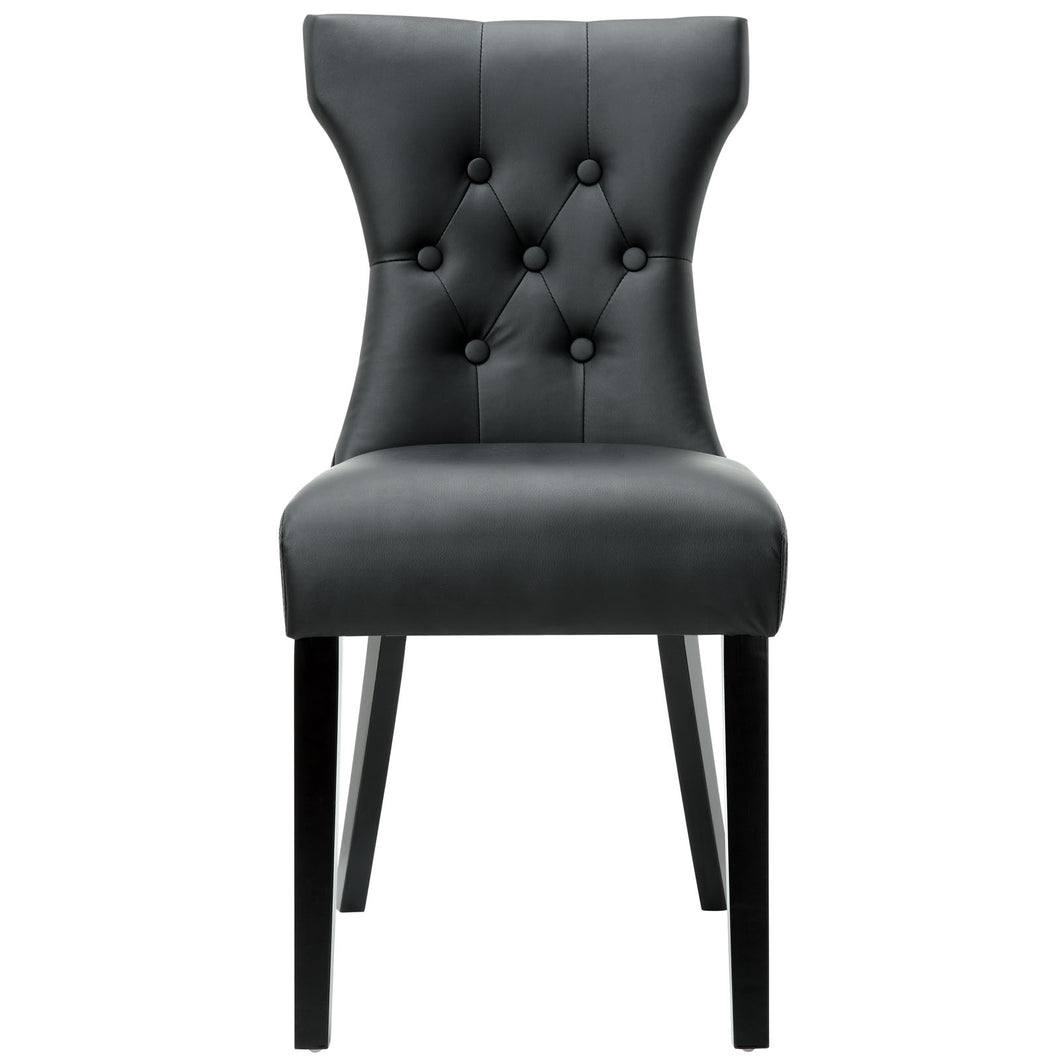 Silhouette Dining Vinyl Side Chair by Modway