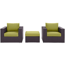 Load image into Gallery viewer, Convene 3 Piece Outdoor Patio Sofa Set by Modway
