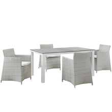 Load image into Gallery viewer, Junction 5 Piece Outdoor Patio Dining Set by Modway
