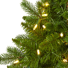 Load image into Gallery viewer, 3&#39; Swiss Alpine Artificial Christmas Tree w/ 50 Clear LED Lights
