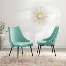 Load image into Gallery viewer, Adorn Performance Velvet Dining Side Chair Set of 2 by Modway

