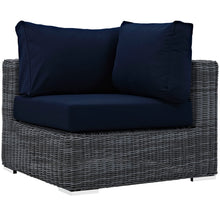 Load image into Gallery viewer, Summon 5 Piece Outdoor Patio Sunbrella¨ Sectional Set by Modway
