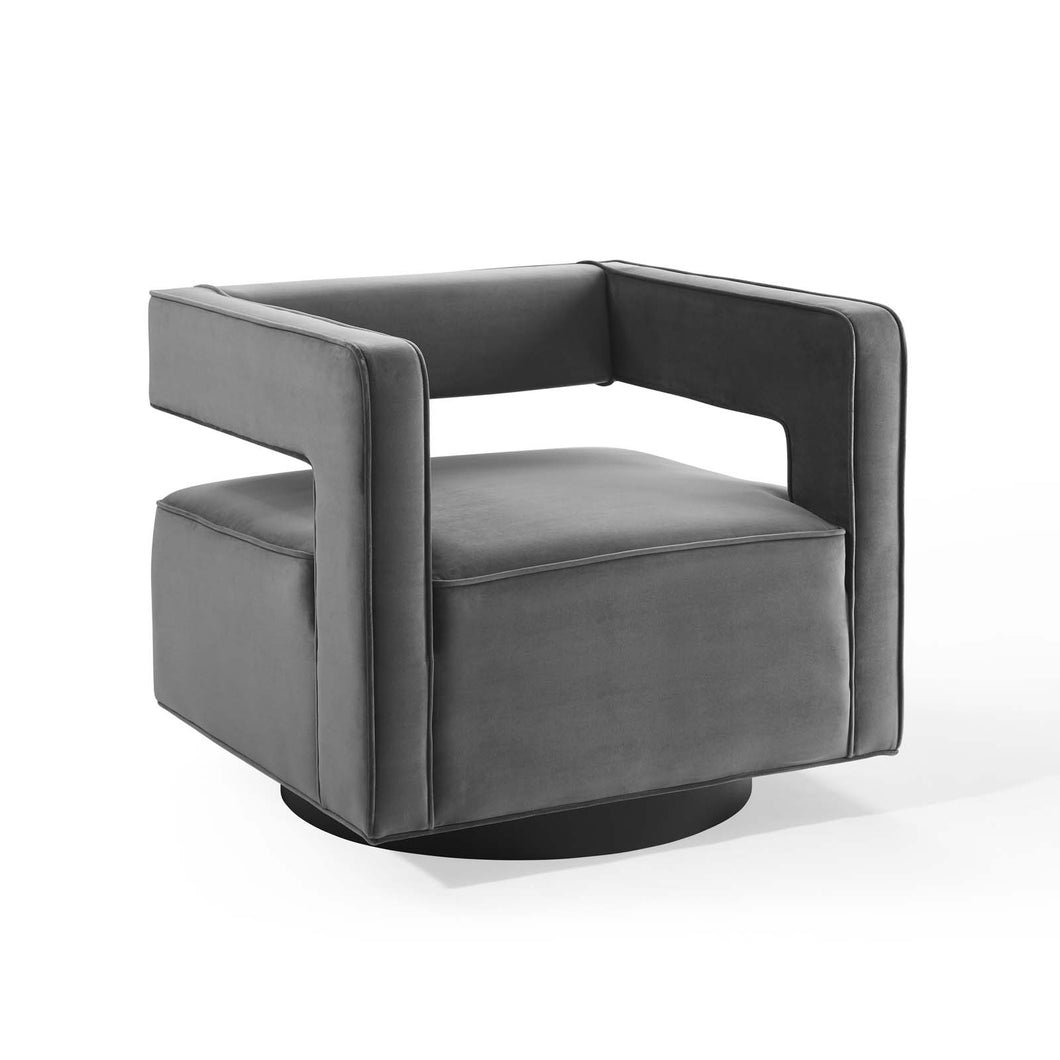 Booth Performance Velvet Performance Velvet Swivel Armchair by Modway