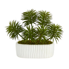 Load image into Gallery viewer, 10&quot; Succulent Artificial Plant in White Planter
