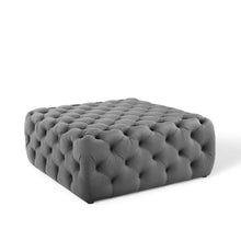 Load image into Gallery viewer, Amour Tufted Button Large Square Performance Velvet Ottoman by Modway
